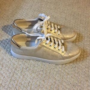 Gold Sneakers